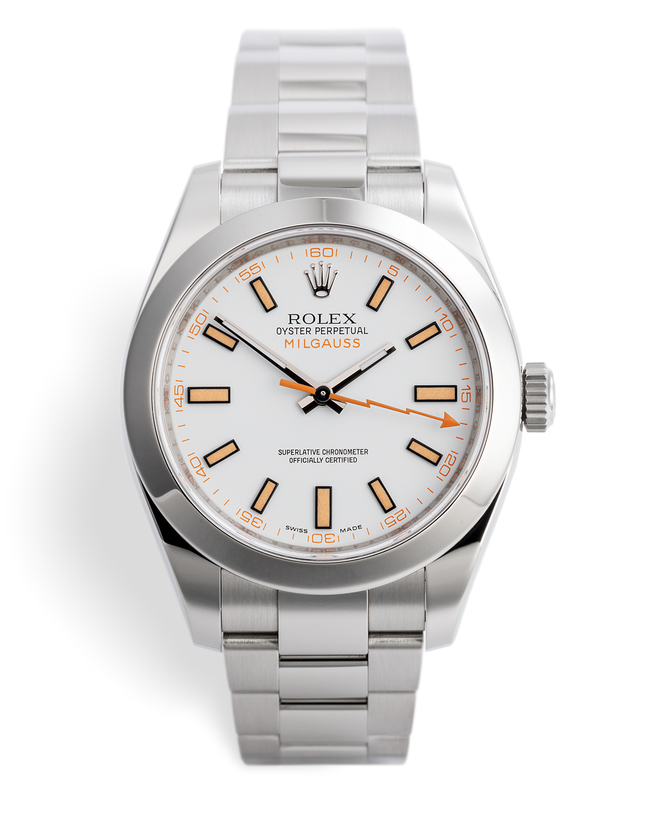 ref 116400 | '5 Year Warranty' Box & Certificate | Rolex Milgauss
