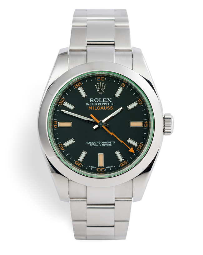 ref 116400GV | Box & Papers | Rolex Milgauss