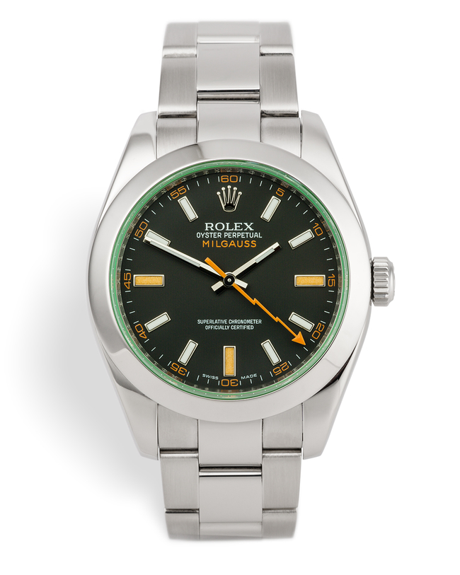 ref 116400GV | Box and Papers | Rolex Milgauss