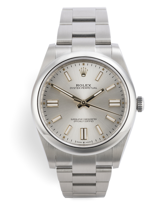 ref 124300 | 'Silver Sunray' New Release | Rolex Oyster Perpetual