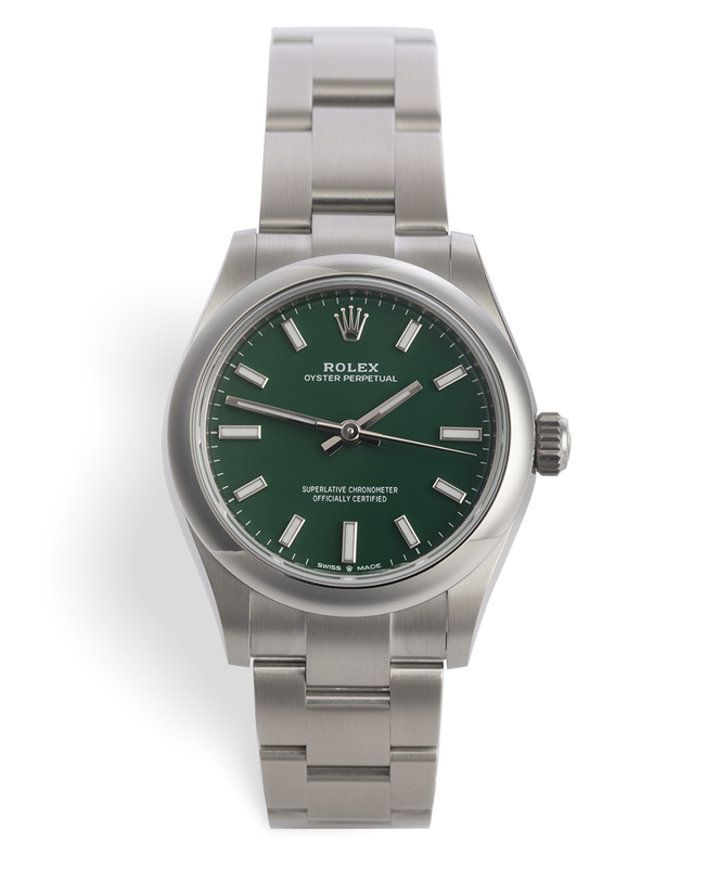 ref 277200 | Latest Release - Green Dial | Rolex Oyster Perpetual