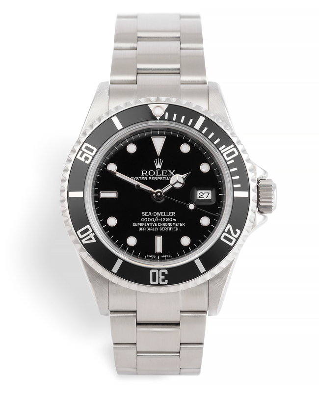 ref 16600 | 2 Year Rolex Service Warranty | Rolex Sea-Dweller