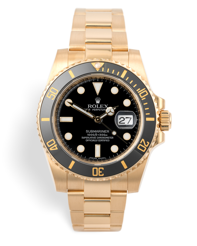 ref 116618LN | 18ct Yellow Gold | Rolex Submariner