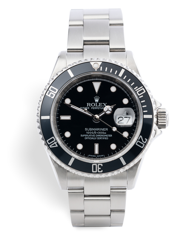 ref 16610 | Box & Certificate 'Rolex Service Warranty' | Rolex Submariner Date
