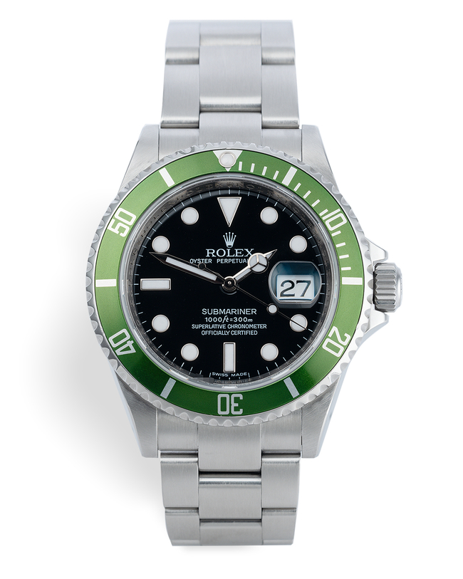 ref 16610LV | Olive Bezel 'Under Rolex Warranty' | Rolex Submariner Date