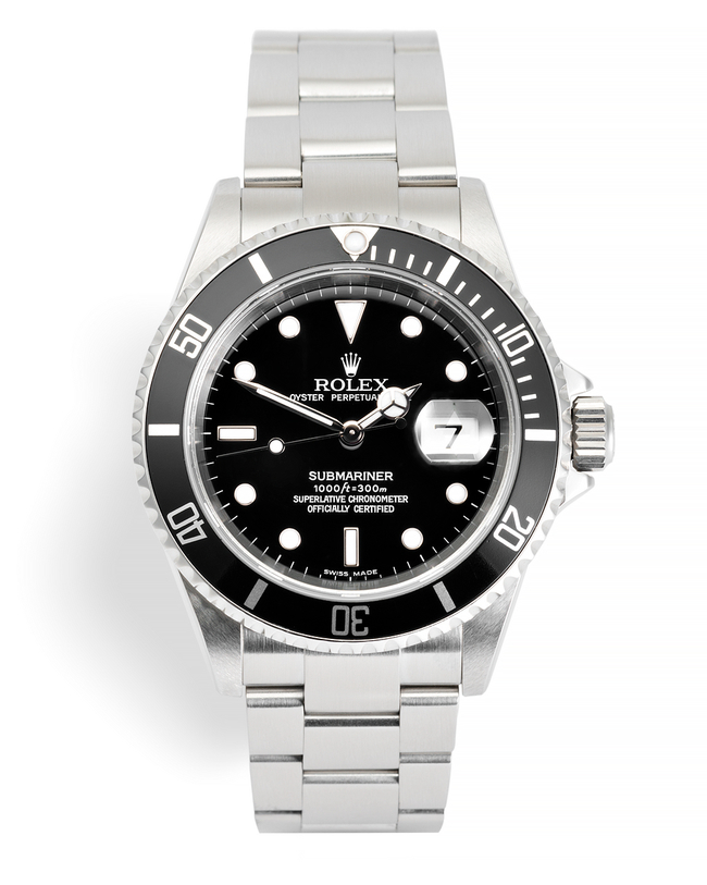 ref 16610 | Complete Set 'F' Serial | Rolex Submariner Date