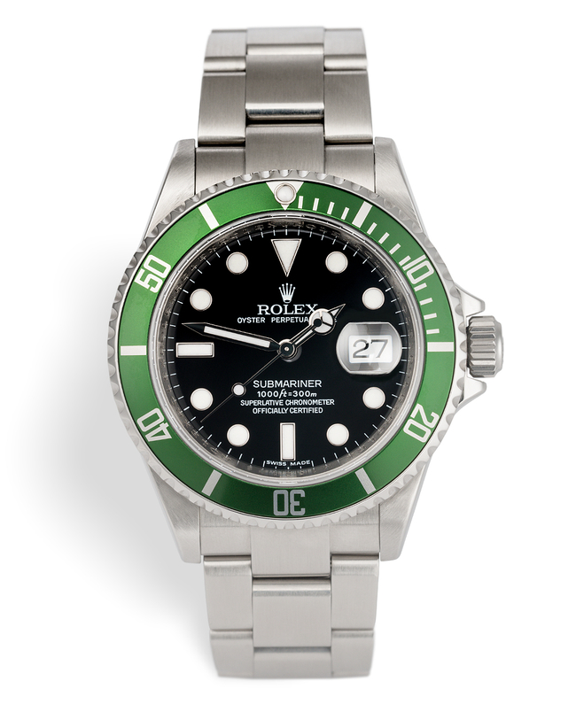 ref 16610LV | Full Set 'Kermit' | Rolex Submariner Date