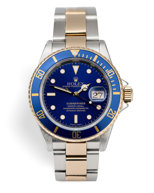 ref 16613 | Gold & Steel 'Rolex Warranty' | Rolex Submariner Date