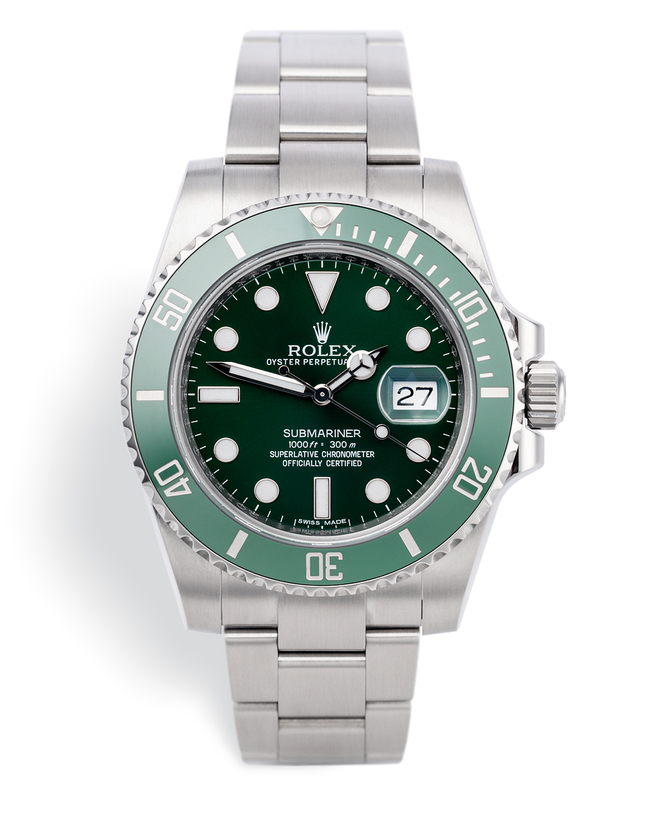ref 116610LV | 'Hulk' Complete Set | Rolex Submariner Date