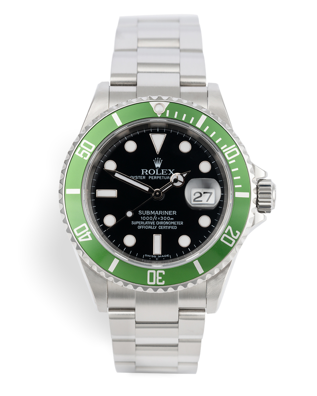 ref 16610LV | 'Kermit' Complete Set | Rolex Submariner Date