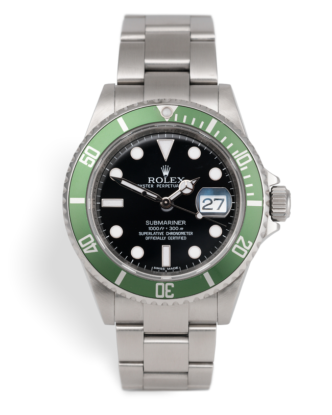 ref 16610LV | 'Kermit' Full Set RRR | Rolex Submariner Date