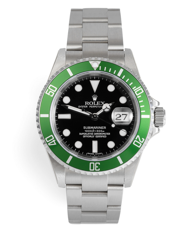ref 16610LV | 'Mk IV' Green Bezel | Rolex Submariner Date