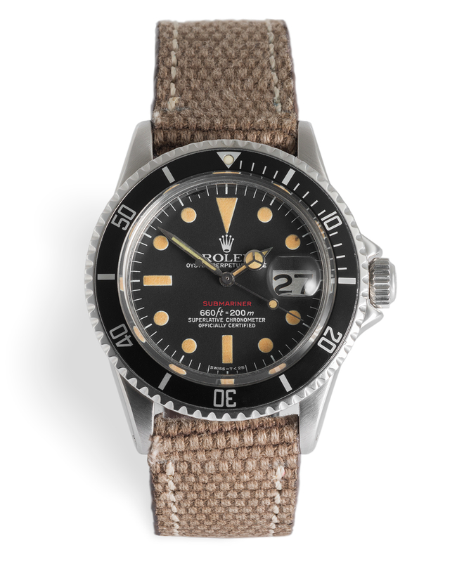 ref 1680 | 'Red Writing' Butterscotch Patina | Rolex Submariner Date