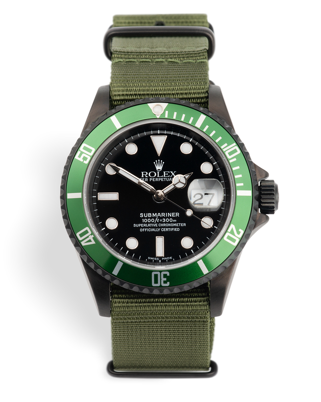 ref 16610LV | Special Blackened Edition | Rolex Submariner Date