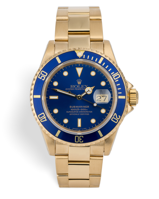 ref 16618 | Yellow Gold 'Beautiful Example' | Rolex Submariner Date