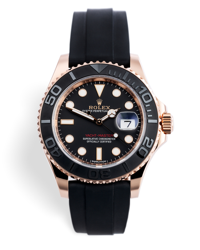 ref 116655 | Everose Gold 'Oysterflex' | Rolex Yacht-Master
