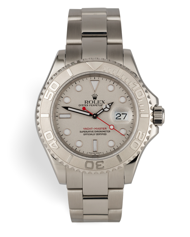 ref 16622 | 'Platinum Bezel' Rolex Warranty | Rolex Yacht-Master