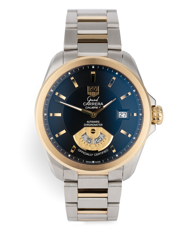 ref WAV515A | 'Calibre 6' Rose Gold & Steel | Tag Heuer Grand Carrera