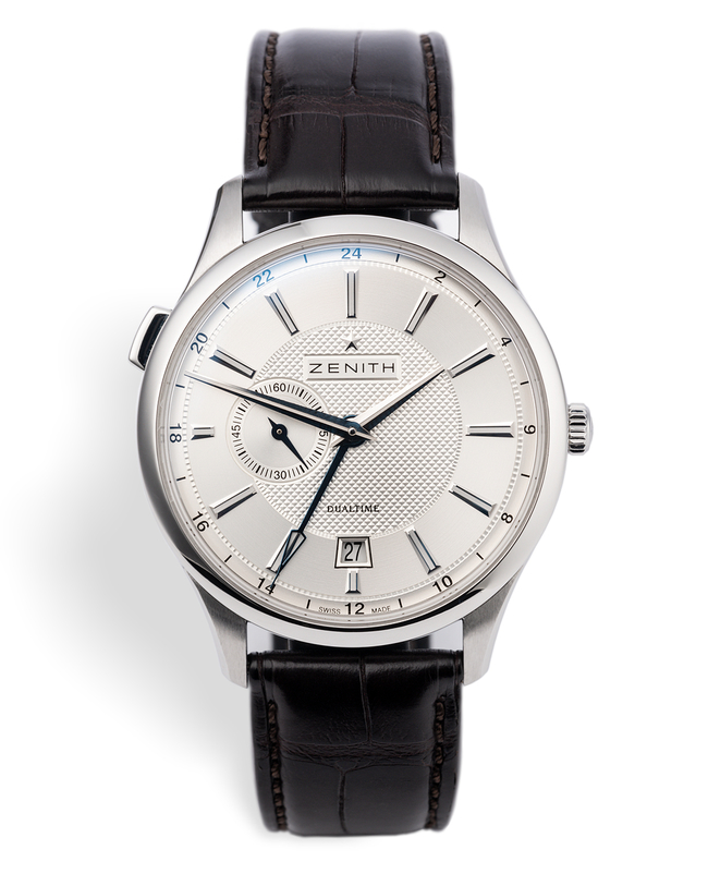 ref 03.2130.682 | 'Box & Papers' | Zenith Captain Dual Time