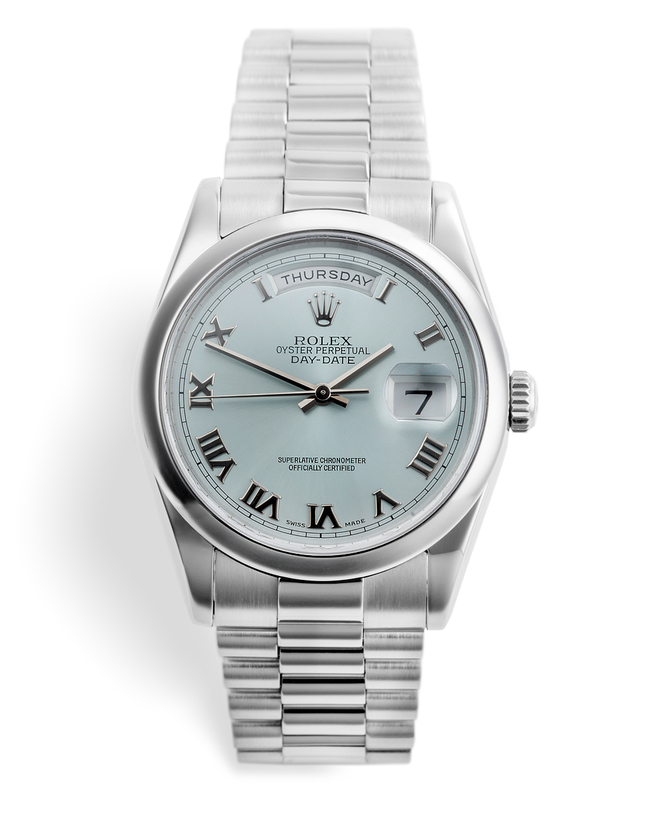 ref 118206 | Box & Certificate 'Ice Blue' | Rolex Day-Date