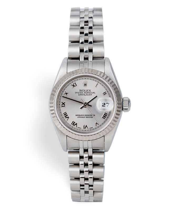 ref 79174 | White Gold Bezel 'Box & Papers' | Rolex Lady-Datejust